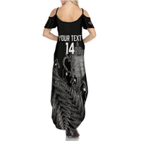 Custom New Zealand Silver Fern Rugby Summer Maxi Dress All Black Go Champions 2023 With Trophy Proud - Wonder Print Shop