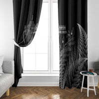 Custom New Zealand Silver Fern Rugby Window Curtain All Black Go Champions 2023 With Trophy Proud - Wonder Print Shop