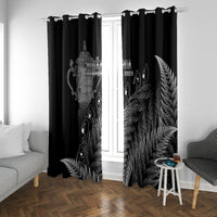 Custom New Zealand Silver Fern Rugby Window Curtain All Black Go Champions 2023 With Trophy Proud - Wonder Print Shop