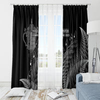 Custom New Zealand Silver Fern Rugby Window Curtain All Black Go Champions 2023 With Trophy Proud - Wonder Print Shop