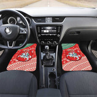 Lietuva Christmas Car Mats Linksmu Kaledu - Lithuania Coat Of Arms - Wonder Print Shop