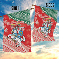 Lietuva Christmas Garden Flag Linksmu Kaledu - Lithuania Coat Of Arms - Wonder Print Shop