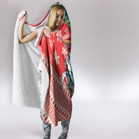 Lietuva Christmas Hooded Blanket Linksmu Kaledu - Lithuania Coat Of Arms