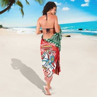 Lietuva Christmas Sarong Linksmu Kaledu - Lithuania Coat Of Arms - Wonder Print Shop