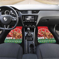 Scotland Christmas Car Mats Highland Cow Santa - Nollaig Chridheil! - Wonder Print Shop