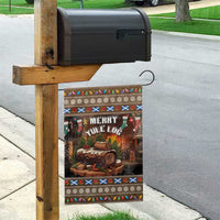 Scotland Christmas Garden Flag Merry Yule Log - Wonder Print Shop