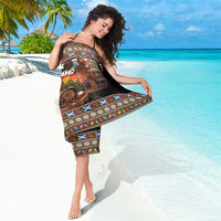 Scotland Christmas Sarong Merry Yule Log - Wonder Print Shop