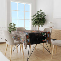 Scotland Christmas Tablecloth Merry Yule Log - Wonder Print Shop