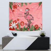 Flamingo Christmas Tapestry 2023 Seamless Xmas Vibes - Wonder Print Shop