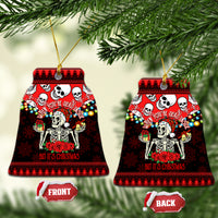 Skull Christmas Ceramic Ornament When You Are Dead Inside But It Is Christmas - Wonder Print Shop