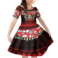 Skull Christmas Family Matching Mermaid Dress and Hawaiian Shirt When You Are Dead Inside But It Is Christmas - Wonder Print Shop