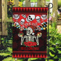 Skull Christmas Garden Flag When You Are Dead Inside But It Is Christmas - Wonder Print Shop