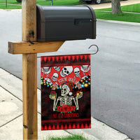 Skull Christmas Garden Flag When You Are Dead Inside But It Is Christmas - Wonder Print Shop
