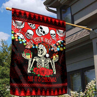 Skull Christmas Garden Flag When You Are Dead Inside But It Is Christmas - Wonder Print Shop
