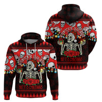 Skull Christmas Hoodie When You Are Dead Inside But It Is Christmas - Wonder Print Shop