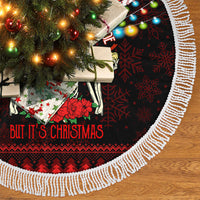 Skull Christmas Tree Skirt When You Are Dead Inside But It Is Christmas - Wonder Print Shop