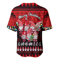 Chilling With My Gnomies Christmas Baseball Jersey Gnomie Friend Xmas Vibes - Wonder Print Shop