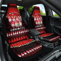 Chilling With My Gnomies Christmas Car Seat Cover Gnomie Friend Xmas Vibes - Wonder Print Shop