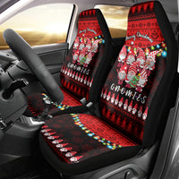 Chilling With My Gnomies Christmas Car Seat Cover Gnomie Friend Xmas Vibes - Wonder Print Shop