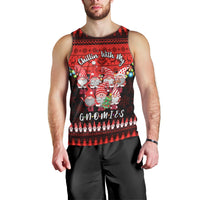 Chilling With My Gnomies Christmas Men Tank Top Gnomie Friend Xmas Vibes - Wonder Print Shop