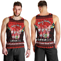 Chilling With My Gnomies Christmas Men Tank Top Gnomie Friend Xmas Vibes - Wonder Print Shop
