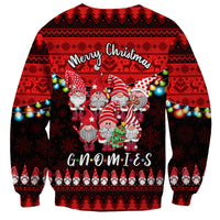Chilling With My Gnomies Christmas Sweatshirt Gnomie Friend Xmas Vibes - Wonder Print Shop