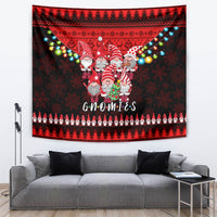 Chilling With My Gnomies Christmas Tapestry Gnomie Friend Xmas Vibes - Wonder Print Shop