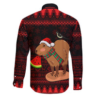 Capybara Christmas Family Matching Mermaid Dress and Hawaiian Shirt Merry Capymas - Wonder Print Shop