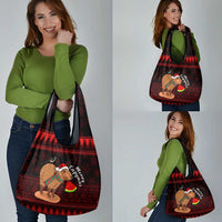 Capybara Christmas Grocery Bag Merry Capymas