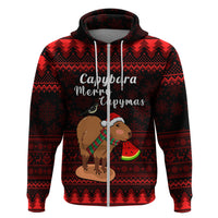 Capybara Christmas Hoodie Merry Capymas - Wonder Print Shop