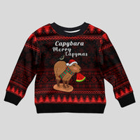 Capybara Christmas Kid Ugly Christmas Sweater Merry Capymas - Wonder Print Shop