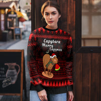 Capybara Christmas Ugly Christmas Sweater Merry Capymas - Wonder Print Shop