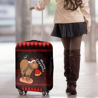 Capybara Christmas Luggage Cover Merry Capymas - Wonder Print Shop
