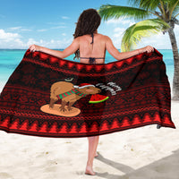 Capybara Christmas Sarong Merry Capymas - Wonder Print Shop