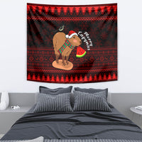 Capybara Christmas Tapestry Merry Capymas - Wonder Print Shop