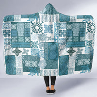 hawaiian-quilt-hooded-blanket-tiki-tropical-retro-dark-cyan-version