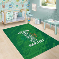 Custom Ireland Cricket Area Rug Irish Celtic Knot - National Color - Wonder Print Shop