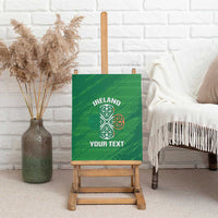 Custom Ireland Cricket Canvas Wall Art Irish Celtic Knot - National Color - Wonder Print Shop