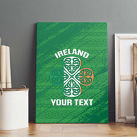 Custom Ireland Cricket Canvas Wall Art Irish Celtic Knot - National Color - Wonder Print Shop