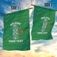 Custom Ireland Cricket Garden Flag Irish Celtic Knot - National Color - Wonder Print Shop