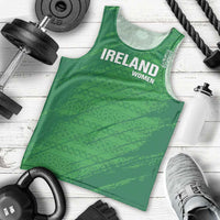 Custom Ireland Cricket Men Tank Top Irish Celtic Knot - National Color - Wonder Print Shop
