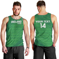 Custom Ireland Cricket Men Tank Top Irish Celtic Knot - National Color - Wonder Print Shop