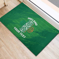 Custom Ireland Cricket Rubber Doormat Irish Celtic Knot - National Color - Wonder Print Shop