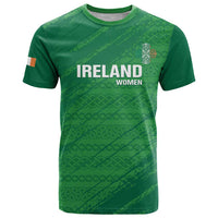 Custom Ireland Cricket T Shirt Irish Celtic Knot - National Color - Wonder Print Shop