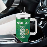 Custom Ireland Cricket Tumbler With Handle Irish Celtic Knot - National Color - Wonder Print Shop