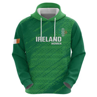 Custom Ireland Cricket Zip Hoodie Irish Celtic Knot - National Color - Wonder Print Shop