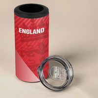 Custom England Cricket 4 in 1 Can Cooler Tumbler Go Champions Sporty Style - Wonder Print Shop