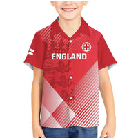 Custom England Cricket Family Matching Mermaid Dress and Hawaiian Shirt Go Champions Sporty Style - Wonder Print Shop