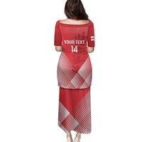 Custom England Cricket Family Matching Puletasi and Hawaiian Shirt Go Champions Sporty Style - Wonder Print Shop