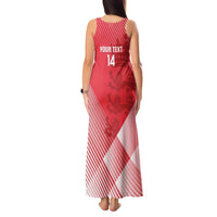 Custom England Cricket Tank Maxi Dress Go Champions Sporty Style - Wonder Print Shop